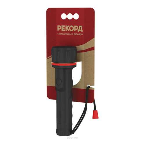 Туристический фонарь Фотон Рекорд MM-0203 черный, 1 режим в Спортмастер