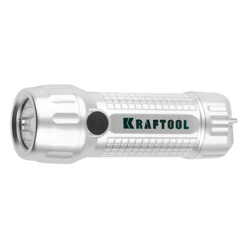 Туристический фонарь Kraftool 56760 серебристый, 2 режима в Спортмастер