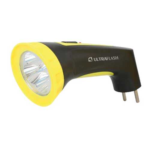 Туристический фонарь Ultraflash LED3804M черный/желтый, 1 режим в Спортмастер