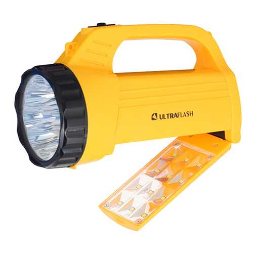 Туристический фонарь Ultraflash LED3819CSM желтый, 2 режима в Спортмастер