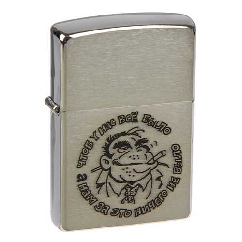 Зажигалка Zippo №200 Горилла Brushed Chrome в Спортмастер