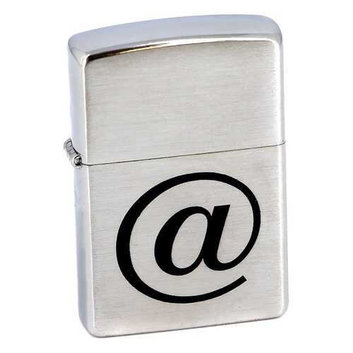 Зажигалка Zippo №200 Internet Brushed Chrome в Спортмастер