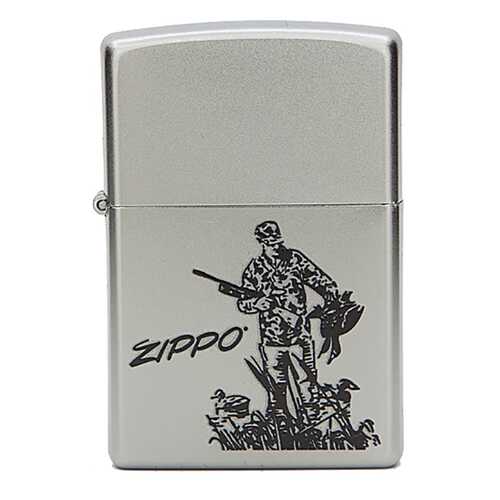 Зажигалка Zippo №205 Duck Hunting Satin Chrome в Спортмастер