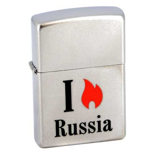 Зажигалка Zippo №205 Flame Russia Satin Chrome в Спортмастер