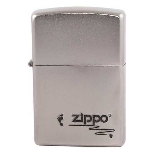 Зажигалка Zippo №205 Footprints Satin Chrome в Спортмастер