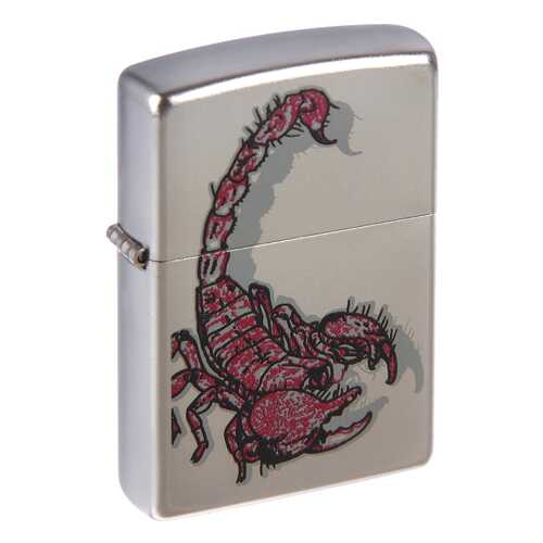 Зажигалка Zippo №205 Scorpion Color Satin Chrome в Спортмастер