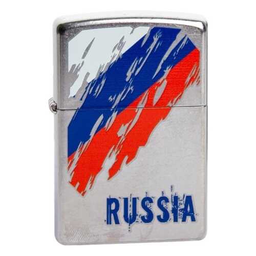 Зажигалка Zippo №207 Russia Flag Street Chrome в Спортмастер