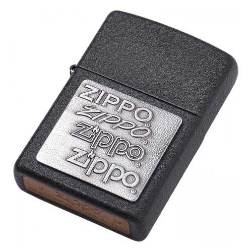 Зажигалка Zippo №363 Black Crackle в Спортмастер