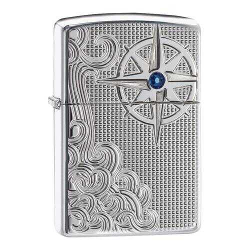 Зажигалка Zippo Armor Nautical Waves High Polish Chrome в Спортмастер