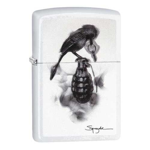Зажигалка Zippo Bird and Grenade Spazuk White Matte в Спортмастер