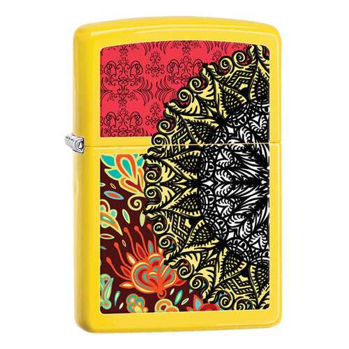 Зажигалка Zippo Boho 3 Desig Neon Yellow в Спортмастер