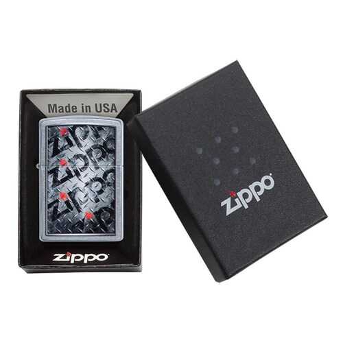 Зажигалка Zippo Diamond Street Chrome в Спортмастер