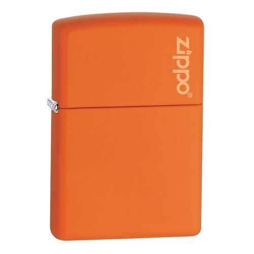 Зажигалка Zippo Logo 231ZL Orange Matte в Спортмастер