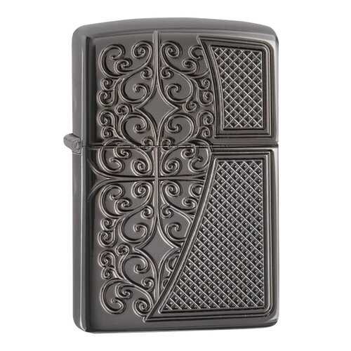 Зажигалка Zippo Old Royal Filigree Black Ice в Спортмастер
