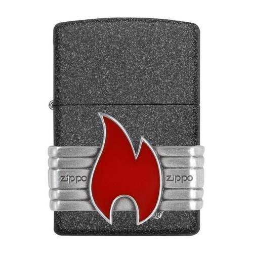 Зажигалка Zippo Red Vintage Wrap Iron Stone в Спортмастер