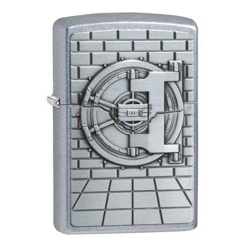 Зажигалка Zippo Safe with Gold Cash Surprise Emblem Street Chrome в Спортмастер