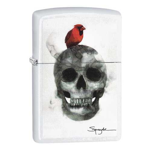 Зажигалка Zippo Skull Spazuk White Matte в Спортмастер