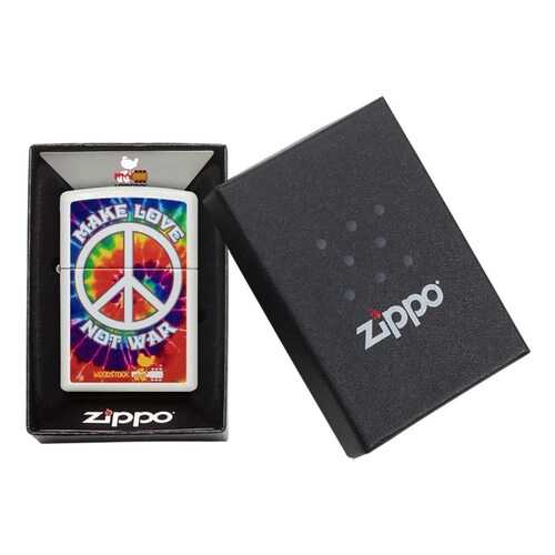 Зажигалка Zippo Woodstock White Matte в Спортмастер