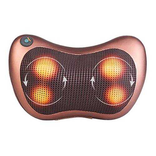 Массажная подушка с подогревом для шеи и спины Massage Pillow (4 ролика) в Спортмастер