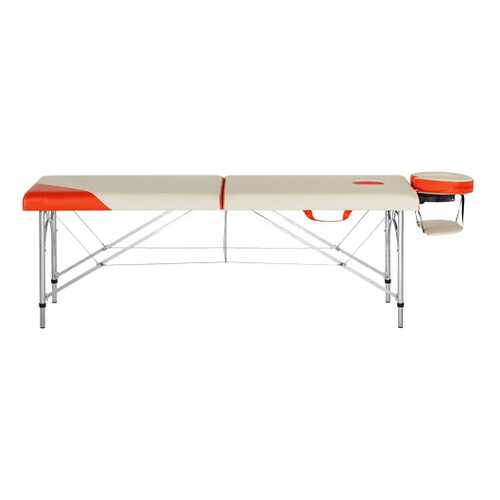 Массажный стол складной US Medica Super Light orange/white в Спортмастер