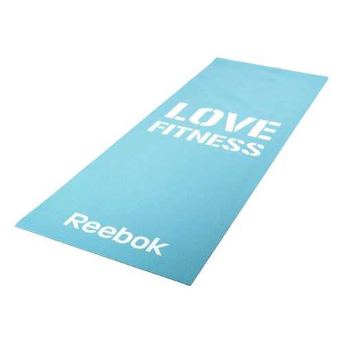 Коврик для фитнеса Reebok RAMT-11024BLL голубой 4 мм в Спортмастер