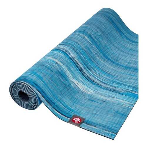 Коврик для йоги Manduka eKO lite 180*61*0,4 см Dresden Blue Marbled Limited Edition в Спортмастер