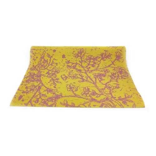 Коврик для йоги Yellow Flowers 5mm (173 см 1.1 кг ассорти 60 см 5 мм) в Спортмастер