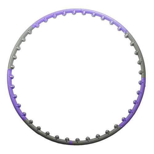 Массажный обруч StarFit HH-104 98 см серый/фиолетовый в Спортмастер
