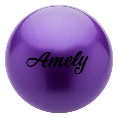 Мяч гимнастический Amely AGB-101, фиолетовый, 19 см в Спортмастер