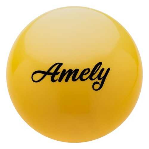 Мяч гимнастический Amely AGB-101, желтый, 15 см в Спортмастер