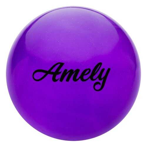 Мяч гимнастический Amely AGB-102, фиолетовый, 19 см в Спортмастер