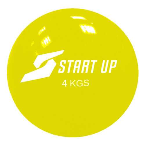 Мяч гимнастический Start Up NT40510, желтый, 17 см в Спортмастер
