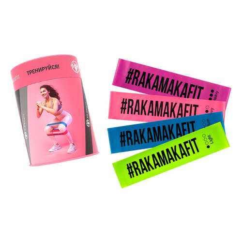 Набор эспандеров Rakamakafit Фитнес-ленты (4шт) в Спортмастер