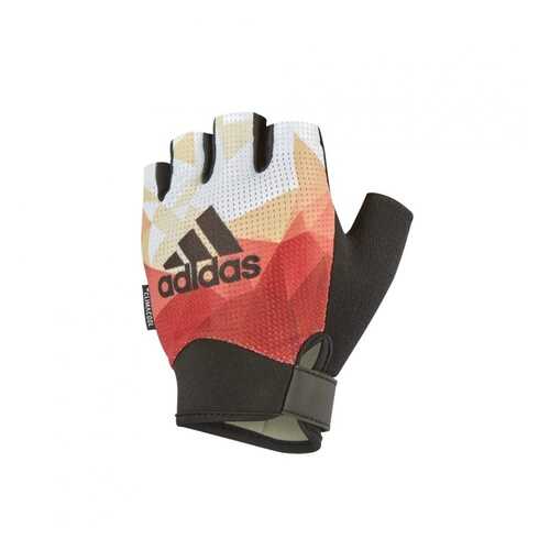 Перчатки для фитнеса Adidas оранжевые в Спортмастер