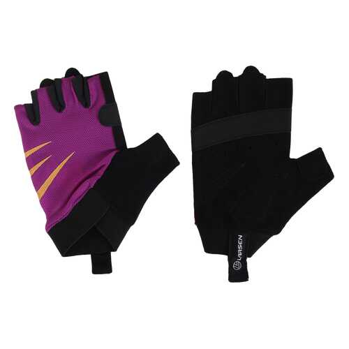 Перчатки для фитнеса Larsen 01-17, цвет: purple/black, размер XS в Спортмастер