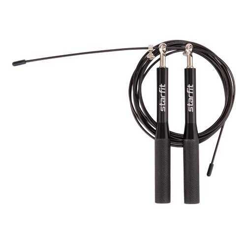 Starfit Скакалка RP-301 скоростная с металлическими ручками, черный в Спортмастер