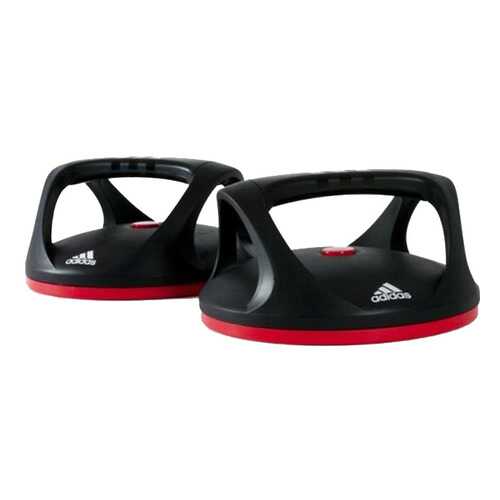 Упоры для отжиманий Adidas ADAC-11401 до 120 кг черные в Спортмастер