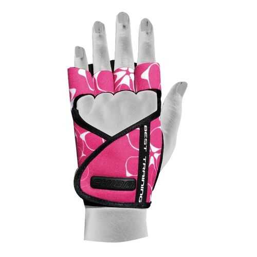 Перчатки для фитнеса Chiba Lady Motivation Glove, розовые/черные/белые, XS в Спортмастер