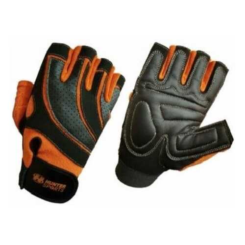 Перчатки для фитнеса и атлетики Hunter Sports HSF-312-2-A, черные, L в Спортмастер