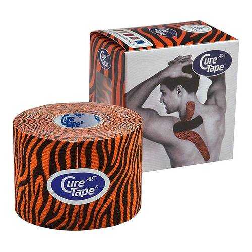 Кинезио тейп CureTape Art Tiger, хлопок 163159 в Спортмастер
