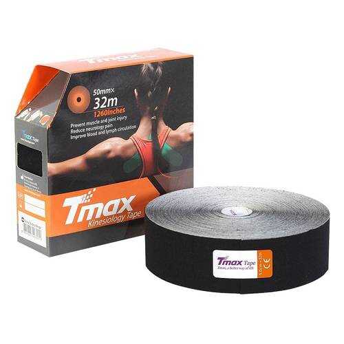 Кинезио тейп Tmax Extra Sticky 32m, хлопок - 96%, спандекс - 4% 423242 в Спортмастер