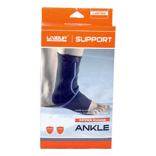 Суппорт голеностопа LiveUp Ankle Support LS5782-SM, черный в Спортмастер