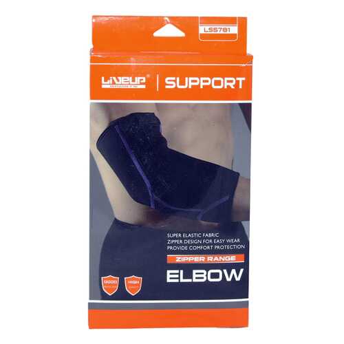 Суппорт локтя LiveUp Elbow Support LS5781-LXL, синий в Спортмастер