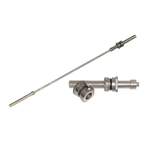 Barbell 2200 мм d 50 мм замок олимпийский особо прочная сталь 600 кг в Спортмастер