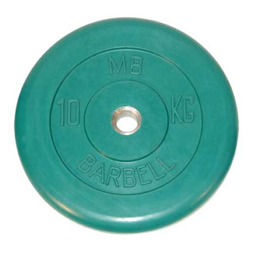Barbell d 31 мм цветной 10,0 кг (зеленый) в Спортмастер