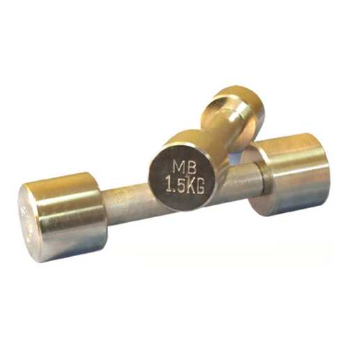 Barbell неразборная Фитнесс 1,5 кг хром в Спортмастер