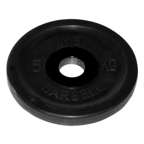 Диск для штанги MB Barbell Евро-Классик MB-PltBE 5 кг, 51 мм в Спортмастер