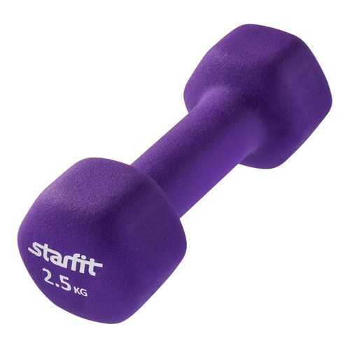 Гантель неопреновая StarFit DB-201 2,5 кг в Спортмастер