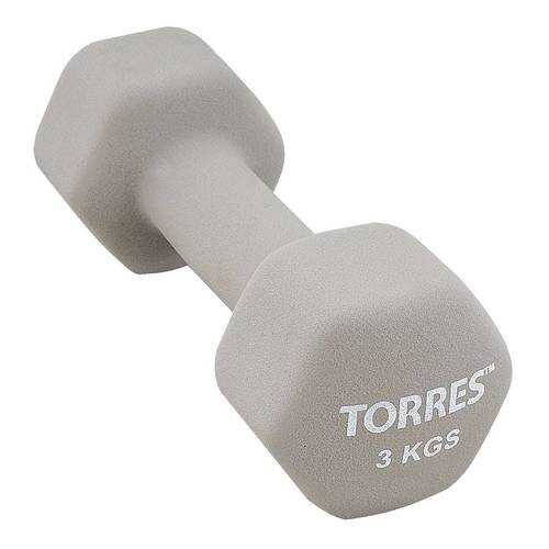 Гантель неопреновая Torres PL55013 3 кг 3 кг в Спортмастер