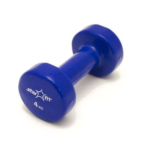 Гантель виниловая StarFit DB-101 4 кг в Спортмастер